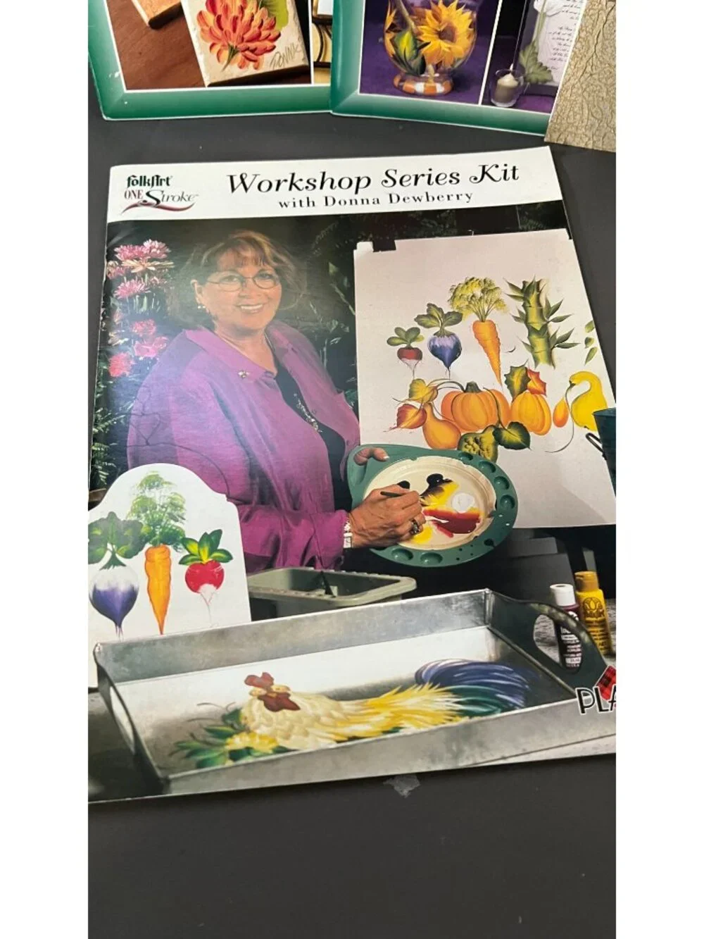 Donna Dewberry One Stroke Painting Workbook Lot